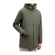 Grønn Trenchcoat Primaloft Minimalistisk