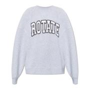 Sweatshirt med logo