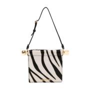 Zebra Print Lommebok med Knepping