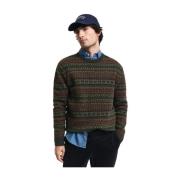 Fair Isle C-Neck Sweater