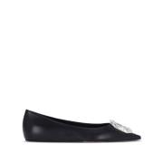 Svarte Ballerina Flats