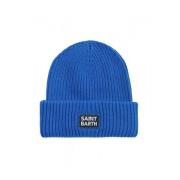 Ribbestrikket Beanie Lue Berry Bluette