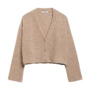 Myk Bouclé V-Hals Cardigan