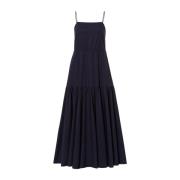 Maxi A-linje Navy Blue Kjole