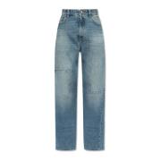 Jeans med sømmer