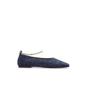 Augusta denim ballettflats