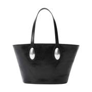 Svart Dome Small Tote Bag