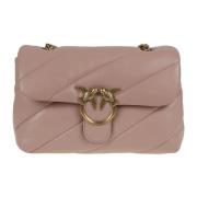 Quiltet Cross Body Veske Nude Neutrals