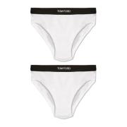 To-pakning av slip briefs med logo