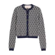 Jaquard Cardigan Sweaters