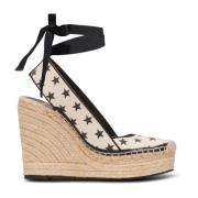 Stjerne Print Kile Espadrilles