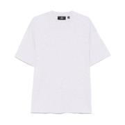 Oversize Jersey Cotton T-shirt med R-broderi