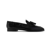 Svart Loafer Sko Elegant Stilig