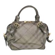 Pre-owned Silver Leather Burberry veske