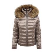 Bronse Puffer Coat for kvinner