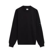 Svart Crewneck Sweatshirt for Menn