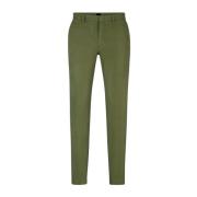 Slim Fit Bomull Chino Bukser Grønn