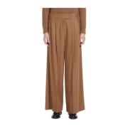 Flanell Wide Leg Bukser