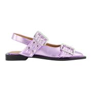 Chunky Buckle Ballerina Sko