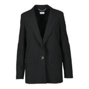 Elegant Blazer med Polyesterblanding