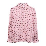 Leppeprint Bluse Fersk Rose