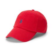 Rød CLS Sport Cap med Polo Player