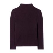 Burgundy Ribbed Pullover