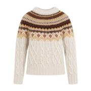 Lys Beige Crewneck Genser