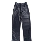 Faux Leather Cargo Pant