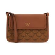 Kamelbrun Crossbody-veske med Monogram