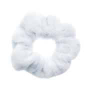 Faux Fur Scrunchie Cool Blue