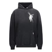 Svart Archangel Hoodie Genser