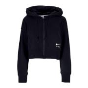 Air Fleece Zip Hoodie Svart