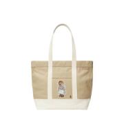 Bjørn og Polo Lerret Tote Bag