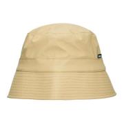 Sand Bucket Hat med PU-stoff