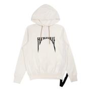 Svart Melk Oversized Hoodie