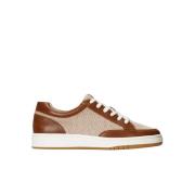 Brune skinn sneakers