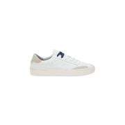 Hvite Skinn Street Sneakers