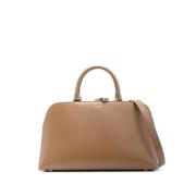 Svart Skinn Duffle Bag