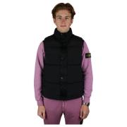 Svart Nylon Body Vest, Funksjonell Stil