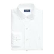 Hvit Slim Fit Poplin Skjorte