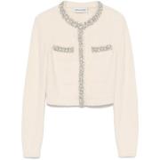 Krystallpyntet Beige Cardigan