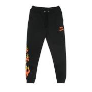 Flame Jogger Sweatpants Svart