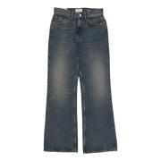 Høy Midje Cigarette Cut Denim Jeans