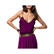 Satin Camisole Topp Lilla Bronse