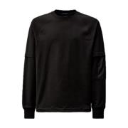 Svart Metropolis Fleece Genser