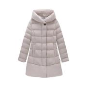 Quiltet Parka med Urban Touch Stoff