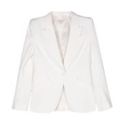 Hvit Blazer Elegant yttertøy Kvinner