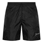 Svart Sea Swim Shorts Elastisk Midje