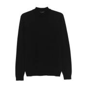 Sort Turtleneck Strikkeplagg Aw24